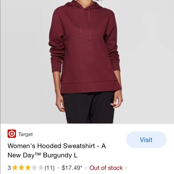 SOLD***Target- A New Day maroon sweater - Picture 4 of 6